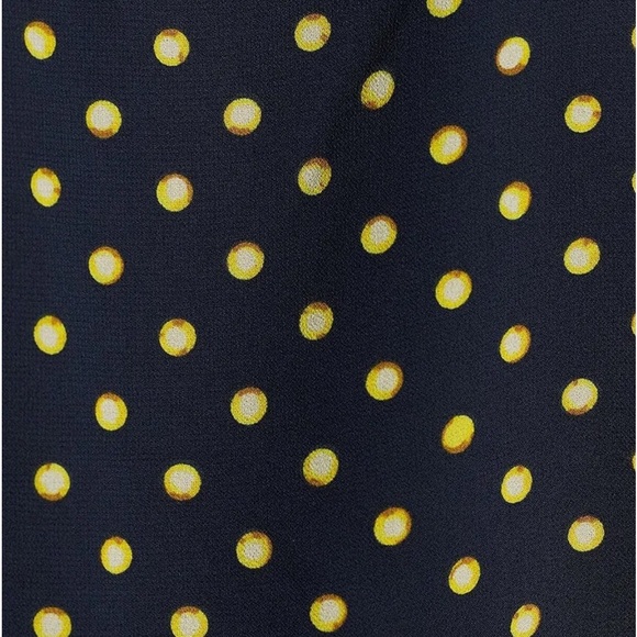 MICHAEL Michael Kors V-Neck Short Flutter Sleeve Tiered Ruffled Hem Fit Flare - Picture 5 of 6